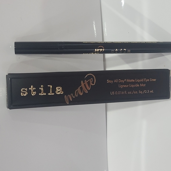 ✅ STILA  #INTENSE BLACK Stay All Day MATTE Liquid Eye Liner  ✨ New in box - Picture 8 of 10